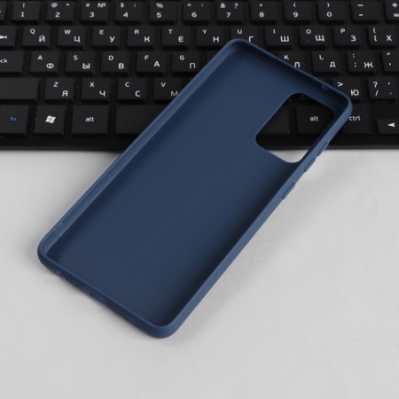 Pero cover for Samsung A72, silicone, blue-2