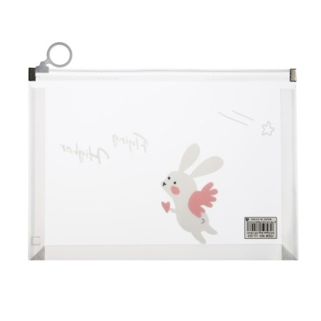 Lightning folder-convert format A5, 180MKR, with a drawing "Bunny", mix-8