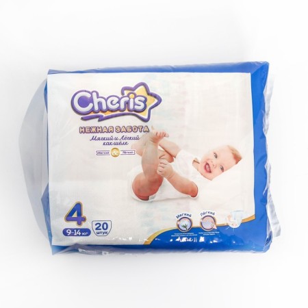 Children's diapers Cheris 20 pcs. Size L (9-14kg)-1