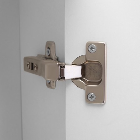 Cabinet hinged for the bathroom corner "PS" with a mirror, 48 x 34 x 73 cm-3
