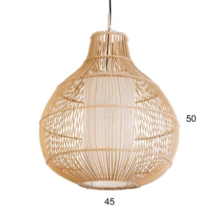 Ceiling Lamp from the rattan "Dian" 1x120W, E27, 40x40x50 cm-1