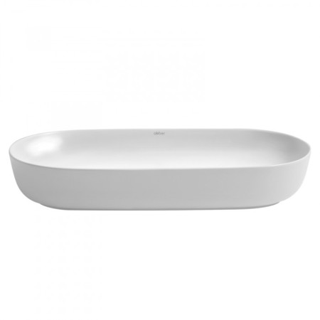ABBER Bequem AC2110 sink, invoice, 800x400x115 mm, white-1