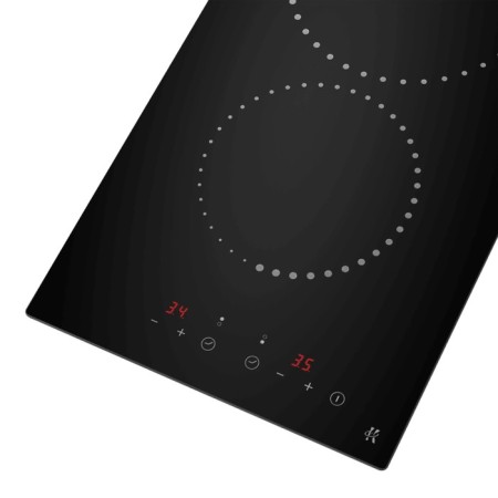 Hon surface Maunfeld CVCE292PBK, electric, 2 burners, sensor, black-3