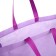Bag beach without fasteners, lilac color