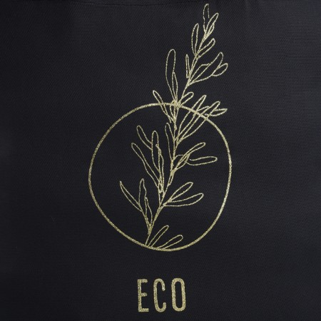 Bag Schoper "Eco", 35*0.5*40, print with sparkles, without lining, black-3