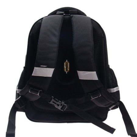 Grizzly frame backpack, 36 x 28 x 20 cm, LED backlight with a key fob, black-4