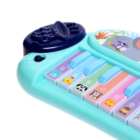 Piano "Funny beasts", sound, blue color-2