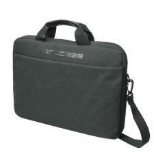 Business bag, lightning department, external pocket, gray color