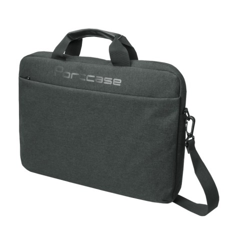 Business bag, lightning department, external pocket, gray color