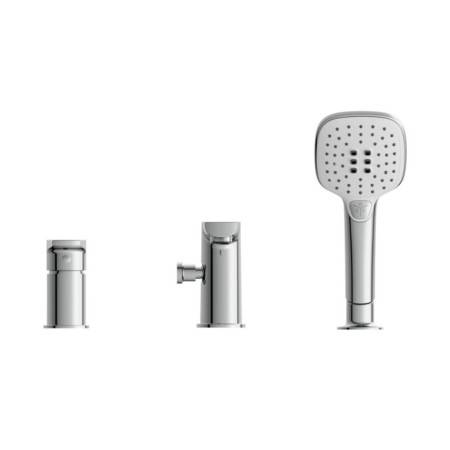 Cersanit Moduo bath mixer on board the bathtub, one -rod, chrome-1