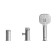 Cersanit Moduo bath mixer on board the bathtub, one -rod, chrome
