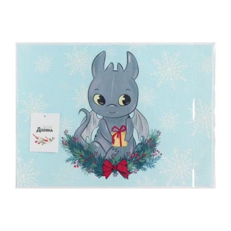 New Year's napkin on the table "Gift", 40x29cm-3