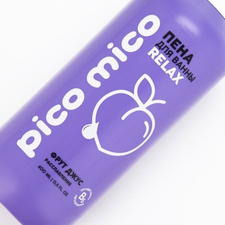 Bath foam, relaxation, 400 ml, Frut Jus, Pico Mico aroma, Pico Mico-4