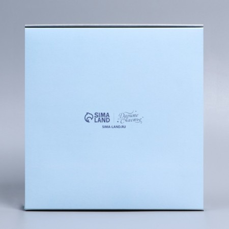 Folding box "New Year's Wreath", 20 x 20 x 4 cm, New Year-4