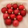 Set of balls plastic D-4 cm, 12 pcs "New Year's branches" red