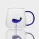 Glass mug with a figure at the bottom "Seren. Kit ", 350 ml