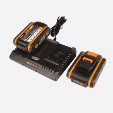 Set of Worx WA3869, double charger, 2x2 ah