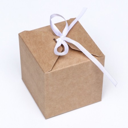 Folding craft box, square. 8 x 8 x 8 cm,-1