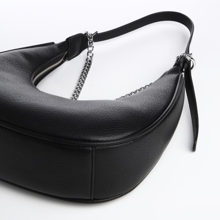 Bag Women's Sobo on the zipper Textura, average size, color black-5