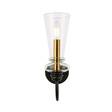 Wall lamp EVOLUCE. Sle112401-01. Rammo. 1x40 W, E14, 10x33 cm, black color-9