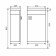 Tumbling under the Uperwood Vizo sink, 40 cm, suspended, white glossy