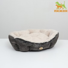 Lynchus-tenformer, velor + claim. fur, 60 x 50 x 15 cm, mix