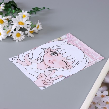 Stickers for creativity "The most beautiful" purple set of 17 sheets 21x16 cm-2