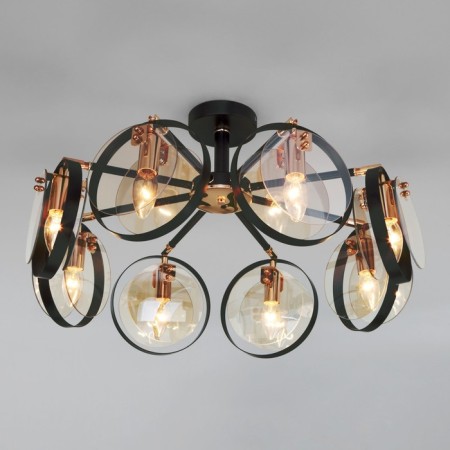 Ceiling lamp in the style of loft Gallo, 60W, E14, 91.5x91.5x18.5 cm-2
