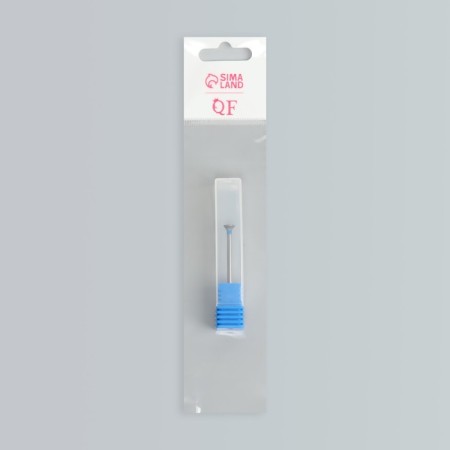 Diamond cutzes for manicure "reverse cone", medium grain, 5.5 × 3 mm, in a plastic case-5