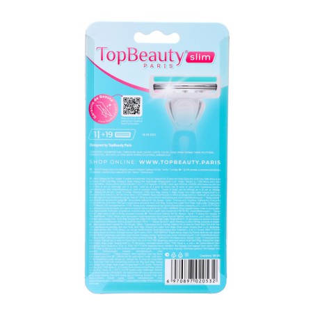 Women's razor Topbeauty Paris Slim + 19 replaceable cassettes-1