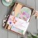 Kitchen set "since March 8", mittens-output 20x28cm, wooden spatula