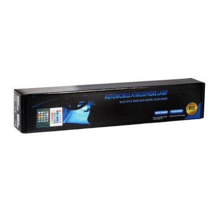 Salon backlight 9 LED-5050, 14 cm, remote control, light music, multicate RGB, 4 pcs-4