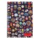 Notebook A4, 96 sheets in a cage on the crest nostalgia, covered cardboard, matte lamination, embossing, block 65g/m2, 4V mix