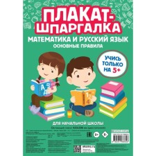 Poster-Schpargalka for elementary school