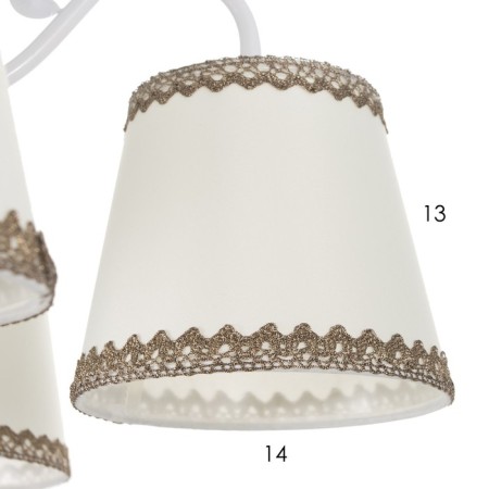 Chandelier 2144/5 E14 40W white 57x57x36 cm Bayerlux-6