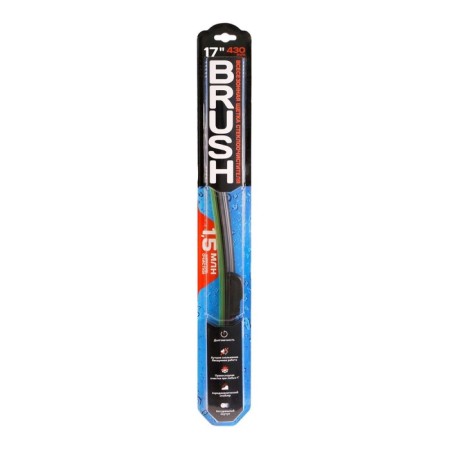 Brush wiper brush "B", 17 "/ 430 mm, frameless, 5 adapters