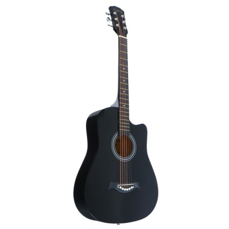Acoustic guitar Fante FT-D38-BK, with a neckline, black