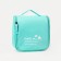 Cosmetic bag, a lightning department, with a handle, with a hook, mint color