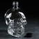 Glass bottle "Skull", 740 ml, transparent color