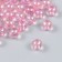 Beads for creativity Plastic "Soap bubble Pink" set of 20 g 0.8x0.8x0.8 cm