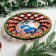 Souvenir wooden plate "New Year. Hello, Grandfather Frost", Color