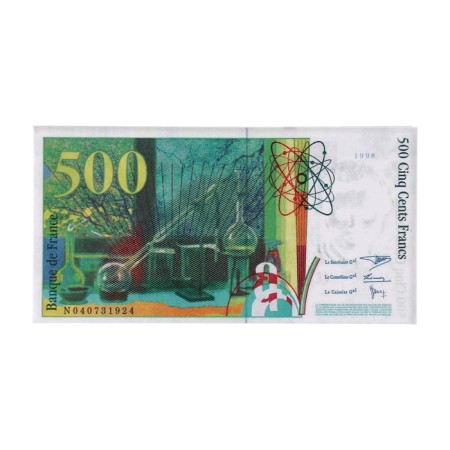 A pack of bills "500 French francs"-5