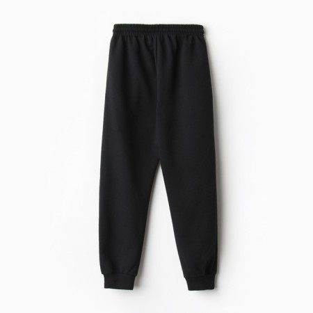 Pants for a boy, black color, height 146 cm-3