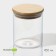 Glass Bank for bulk products with bamboo lid Bellatenero "Eco", 450 ml, 8.5 × 10.5 cm