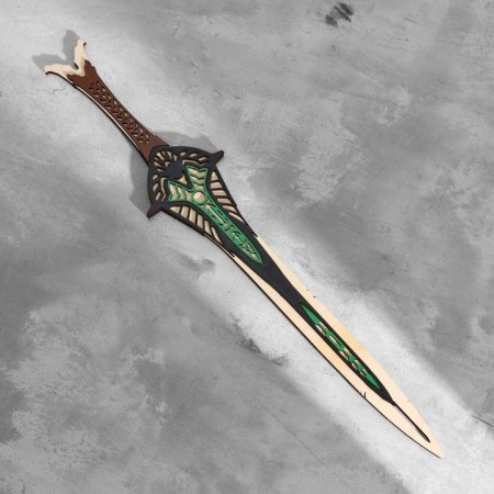Wooden souvenir "Elven Sword" mix 60x10 cm