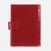 Cover for autoDocations and passports on the button, crocodile, red color