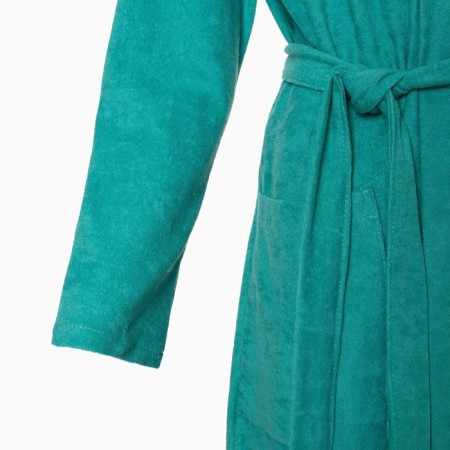 Women's bathrobe, green color, size 54-8
