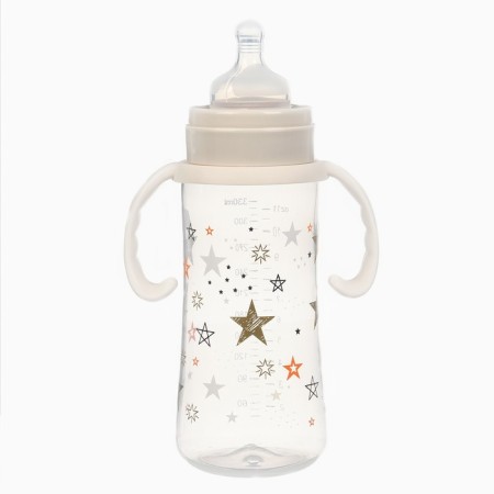 Finding bottle Ø50mm shg, "stars", 330 ml, +3 months, color milk-5