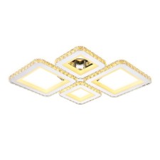 Светильник светодиодный потолочный с пультом Ambrella light, Ice, FA1726, 4хLED, 108 Вт, 8175Lum, 3000-6400К, цвет хром