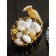 EXCOTIA dish, 23.3 × 15.1 × 12.2 cm, gold color